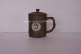Hand Engraving Ceramic Tea Cups Dog Tea Mug Nixing Purple Cl